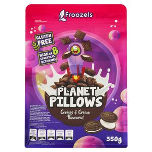 Froozels Cookies & Cream Flavoured Planet Pillows 350g
